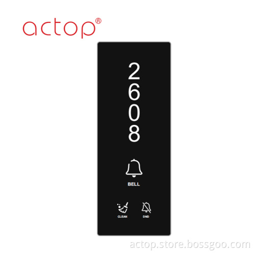 low voltage doorplate with led light display